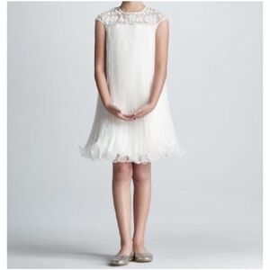 Marchesa Neiman Marcus Target Collab Cream Kids Dress NWT XS